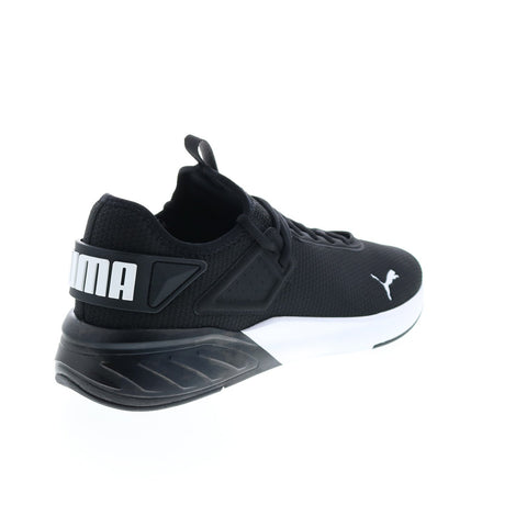 Puma Amare 37620905 Mens Black Canvas Lace Up Athletic Running Shoes
