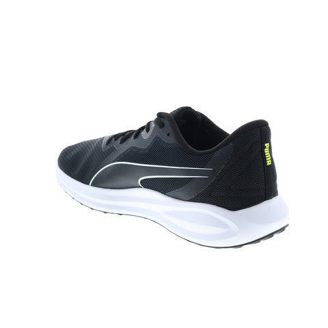 Puma Twitch Runner 37628901 Mens Black Canvas Lace Up Athletic Running Shoes