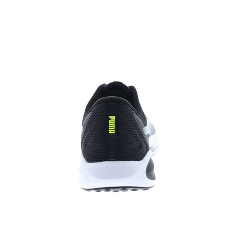 Puma Twitch Runner 37628901 Mens Black Canvas Lace Up Athletic Running Shoes