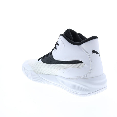 Puma Triple Mid 37645107 Mens White Synthetic Athletic Basketball Shoes