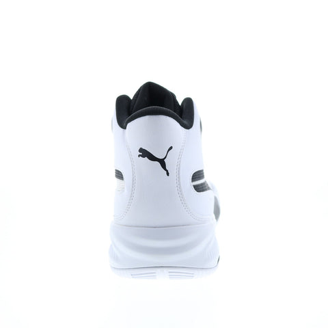 Puma Triple Mid 37645107 Mens White Synthetic Athletic Basketball Shoes
