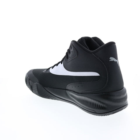 Puma Triple Mid 37645109 Mens Black Synthetic Athletic Basketball Shoes