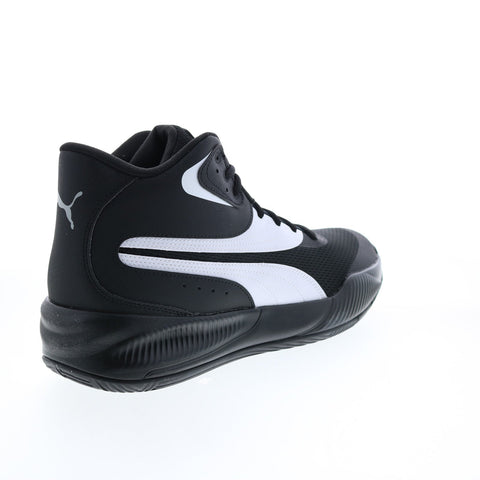 Puma Triple Mid 37645109 Mens Black Synthetic Athletic Basketball Shoes