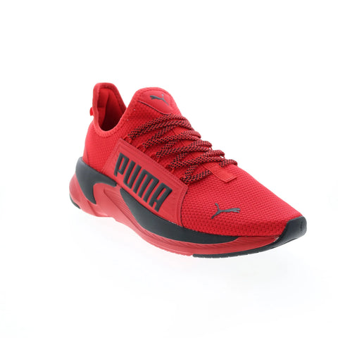 Puma Softride Premier Slip-On Mens Red Canvas Athletic Cross Training Shoes