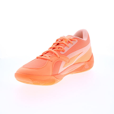 Puma TRC Blaze Court 37658202 Mens Orange Canvas Athletic Basketball Shoes