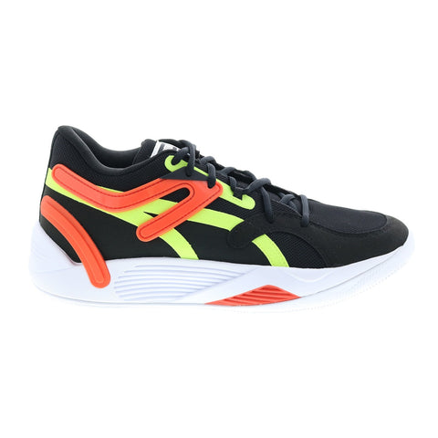 Puma TRC Blaze Court 37658203 Mens Black Canvas Athletic Basketball Shoes