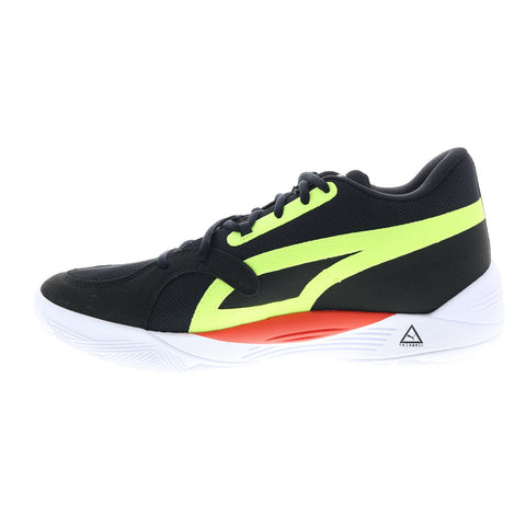 Puma TRC Blaze Court 37658203 Mens Black Canvas Athletic Basketball Shoes