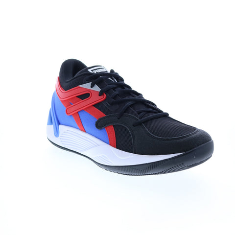 Puma TRC Blaze Court 37658212 Mens Black Canvas Athletic Basketball Shoes