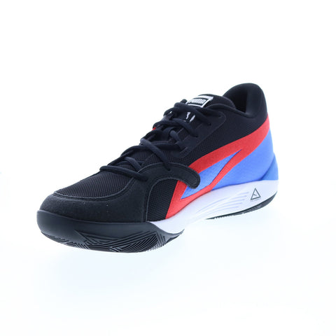 Puma TRC Blaze Court 37658212 Mens Black Canvas Athletic Basketball Shoes