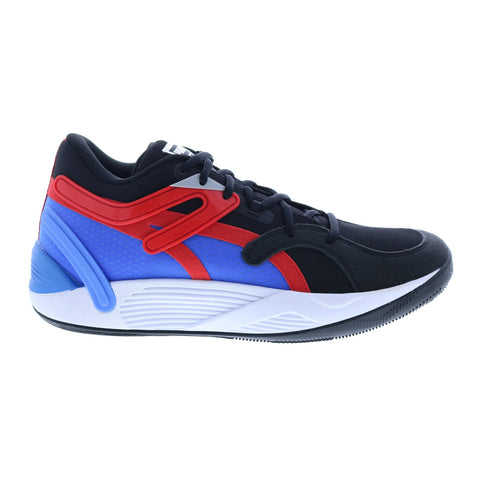 Puma TRC Blaze Court 37658212 Mens Black Canvas Athletic Basketball Shoes
