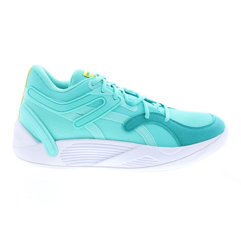 Puma TRC Blaze Court 37658220 Mens Blue Canvas Athletic Basketball Shoes