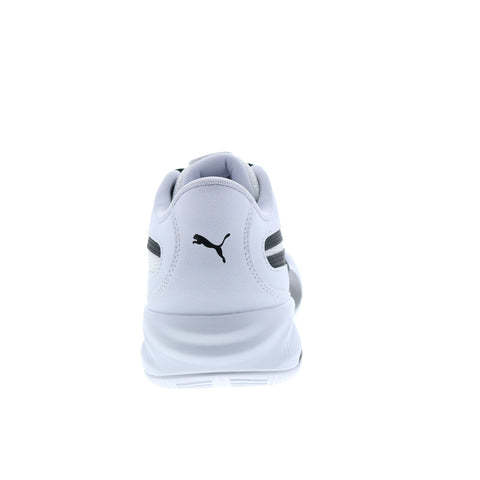 Puma Triple 37664005 Mens White Synthetic Lace Up Athletic Basketball Shoes