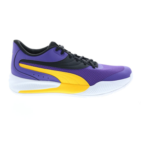 Puma Triple 37664010 Mens Purple Synthetic Athletic Basketball Shoes