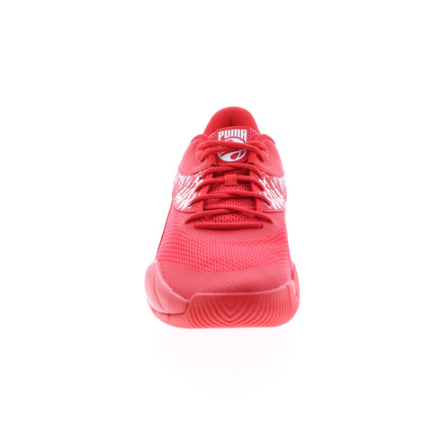 Puma Triple Unleash 37664102 Mens Red Synthetic Athletic Basketball Shoes