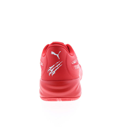 Puma Triple Unleash 37664102 Mens Red Synthetic Athletic Basketball Shoes