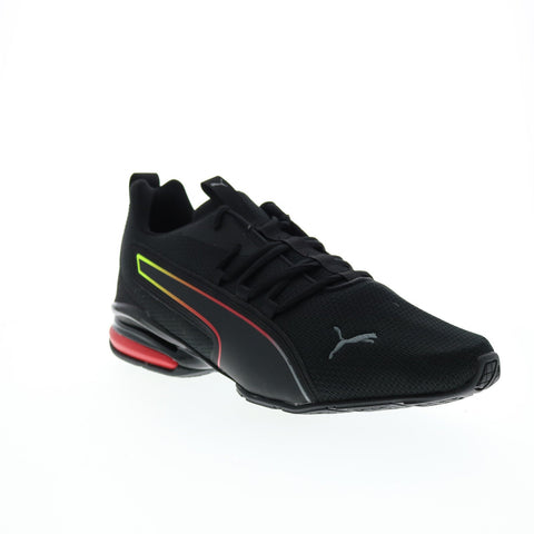Puma Axelion NXT Fade 37675601 Mens Black Canvas Athletic Running Shoes