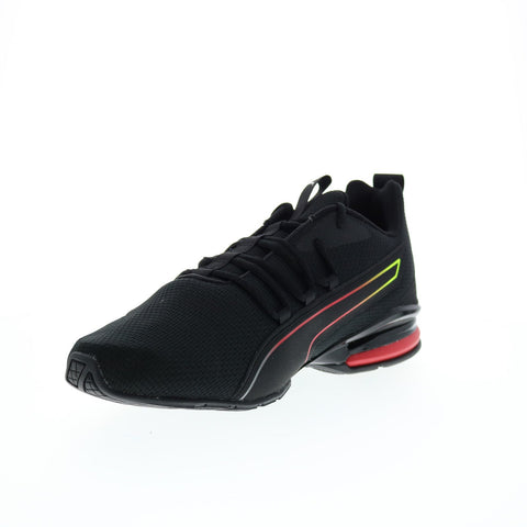 Puma Axelion NXT Fade 37675601 Mens Black Canvas Athletic Running Shoes