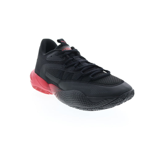 Puma Court Rider 2.0 Batman Mens Black Canvas Athletic Basketball Shoes