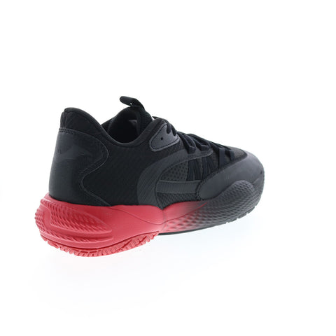 Puma Court Rider 2.0 Batman Mens Black Canvas Athletic Basketball Shoes