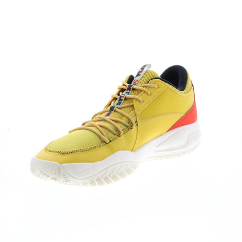 Puma Court Rider HC 37687501 Mens Yellow Synthetic Athletic Basketball Shoes