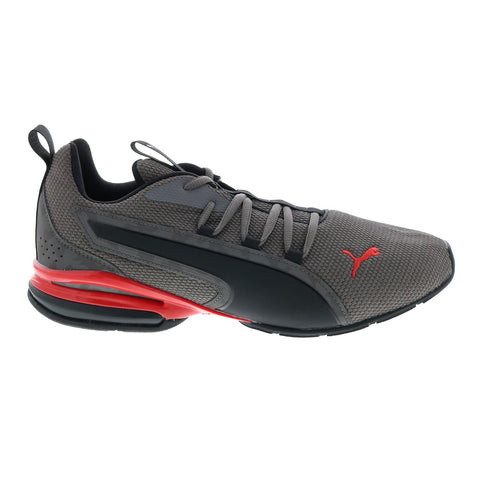 Puma Axelion NXT Camo 37696601 Mens Gray Canvas Athletic Running Shoes
