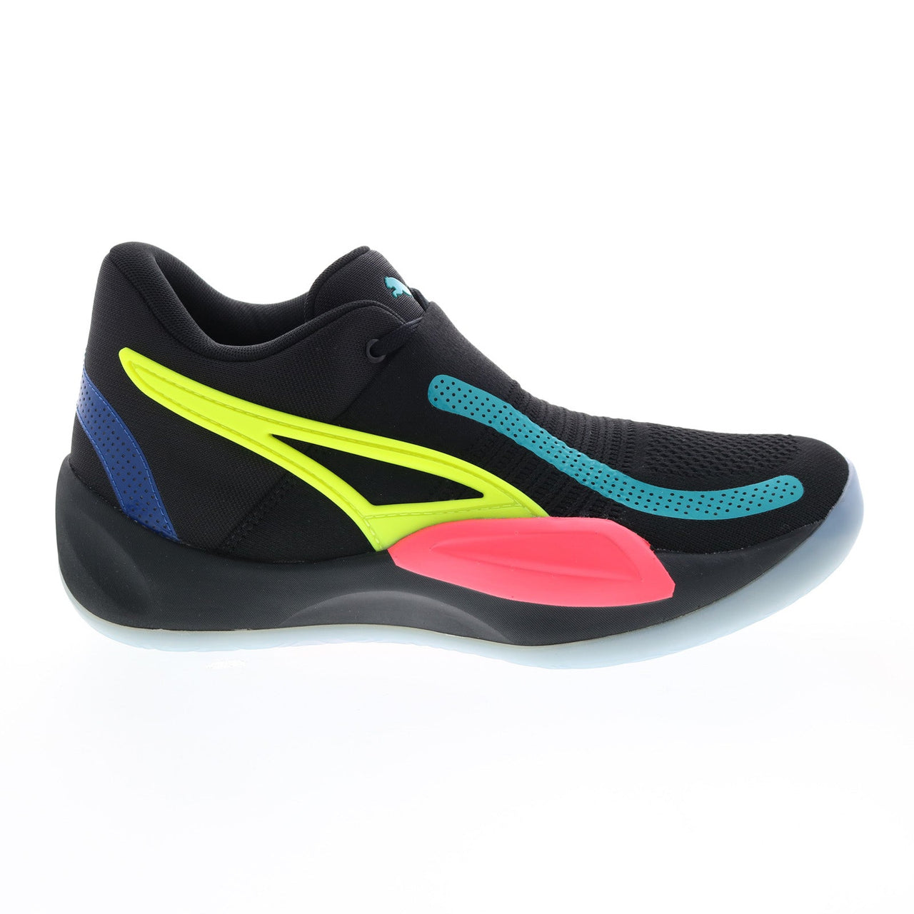 Puma Nitro Ris Puma Rise Nitro 37701203 Mens Black Canvas Athletic Basketball Shoes ...