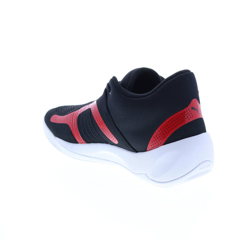 Puma Rise Nitro 37701206 Mens Black Canvas Athletic Basketball Shoes