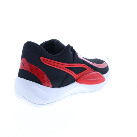 Puma Rise Nitro 37701206 Mens Black Canvas Athletic Basketball Shoes