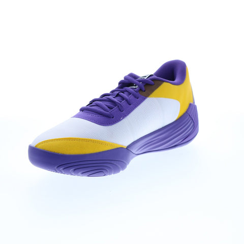 Puma Fusion Nitro Team 37703509 Mens Gray Athletic Basketball Shoes