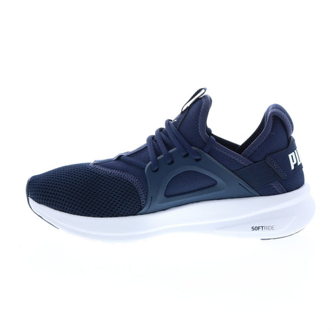 Puma Softride Enzo Evo 37704804 Mens Blue Canvas Athletic Running Shoes