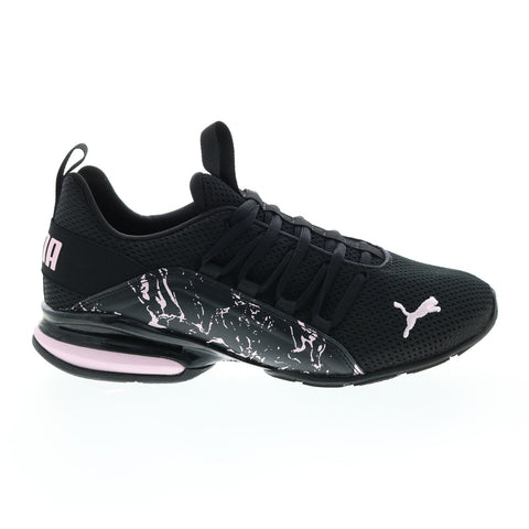 Puma Axelion Marble 37719702 Womens Black Canvas Athletic Running Shoes