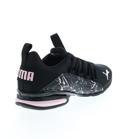 Puma Axelion Marble 37719702 Womens Black Canvas Athletic Running Shoes