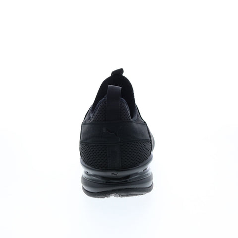 Puma Axelion Slip On 37719802 Mens Black Slip On Athletic Running Shoes