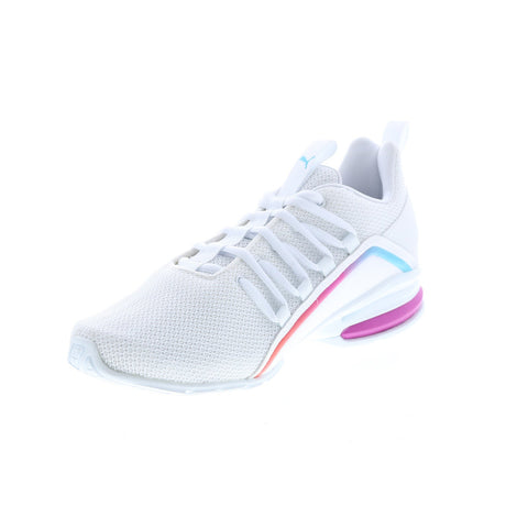 Puma Axelion Light Fade 37732301 Womens White Athletic Running Shoes