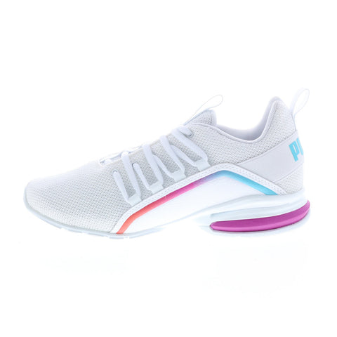 Puma Axelion Light Fade 37732301 Womens White Athletic Running Shoes
