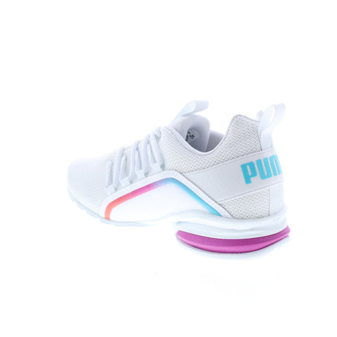 Puma Axelion Light Fade 37732301 Womens White Athletic Running Shoes