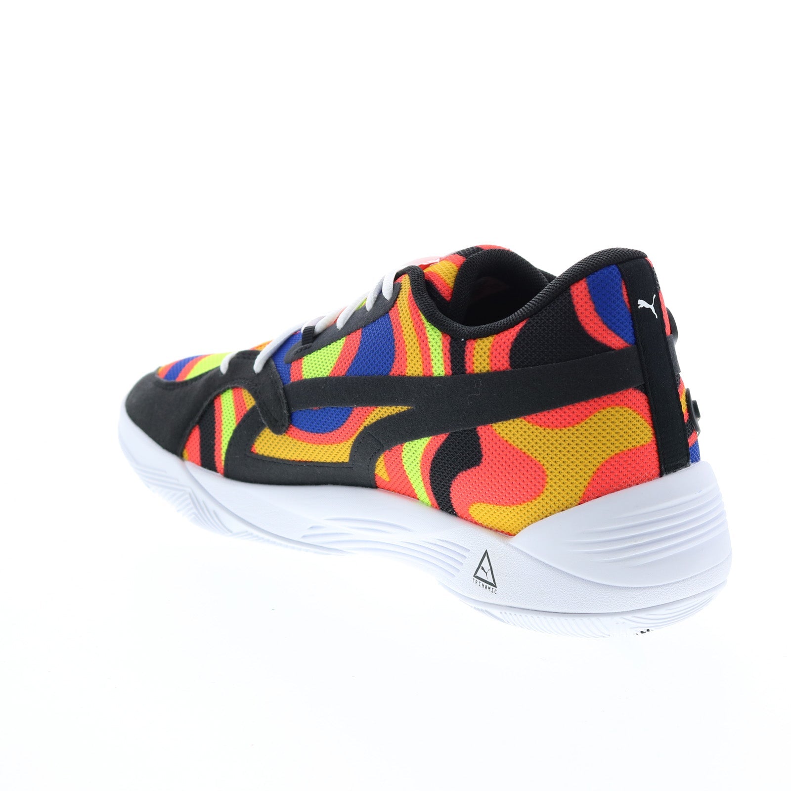 Puma TRC Blaze Court Lava 37739601 Mens Black Athletic Basketball Shoe