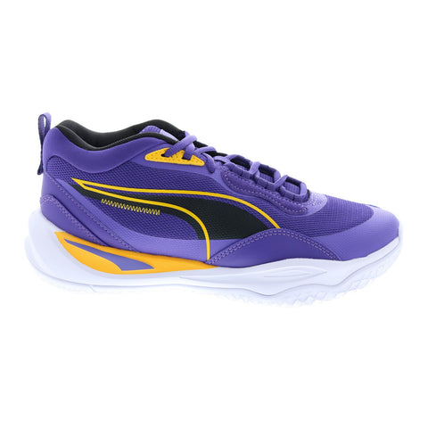 Puma Playmaker PRO 37757208 Mens Purple Canvas Athletic Basketball Shoes