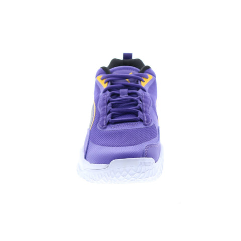 Puma Playmaker PRO 37757208 Mens Purple Canvas Athletic Basketball Shoes