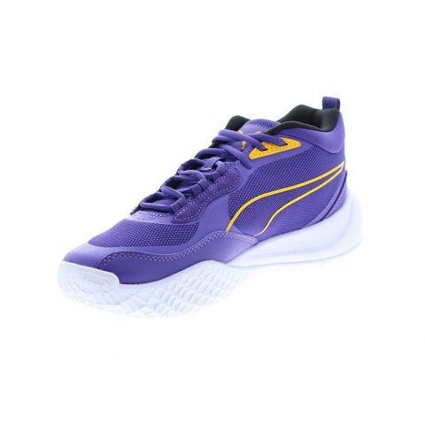 Puma Playmaker PRO 37757208 Mens Purple Canvas Athletic Basketball Shoes