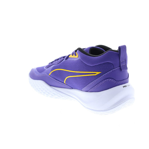 Puma Playmaker PRO 37757208 Mens Purple Canvas Athletic Basketball Shoes