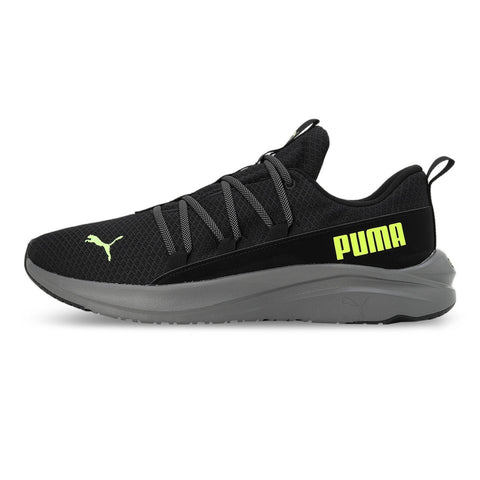 Puma Softride One4All 37767102 Mens Black Canvas Athletic Running Shoes