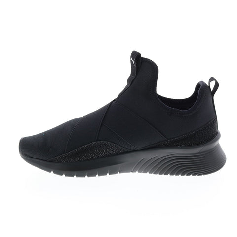 Puma Radiate Mid Refresh 37771403 Womens Black Lifestyle Sneakers Shoes