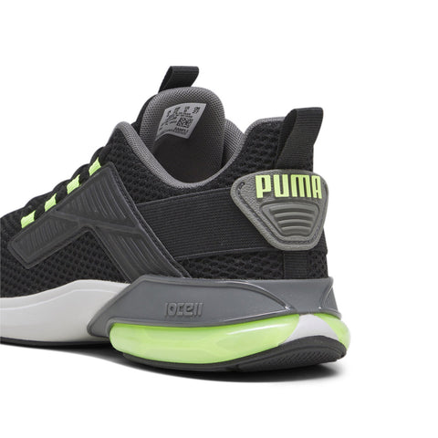 Puma Cell Rapid 37787109 Mens Black Mesh Lace Up Athletic Running Shoes