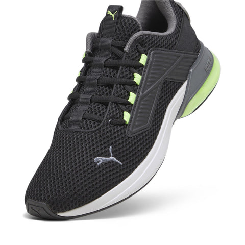 Puma Cell Rapid 37787109 Mens Black Mesh Lace Up Athletic Running Shoes