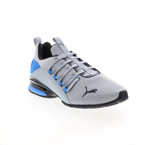Puma Axelion Refresh 37791110 Mens Gray Canvas Athletic Running Shoes