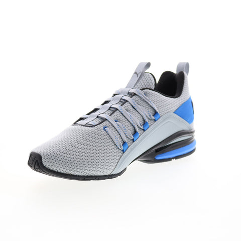 Puma Axelion Refresh 37791110 Mens Gray Canvas Athletic Running Shoes