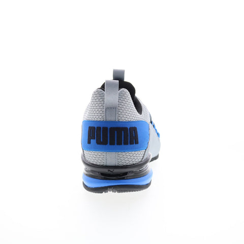 Puma Axelion Refresh 37791110 Mens Gray Canvas Athletic Running Shoes