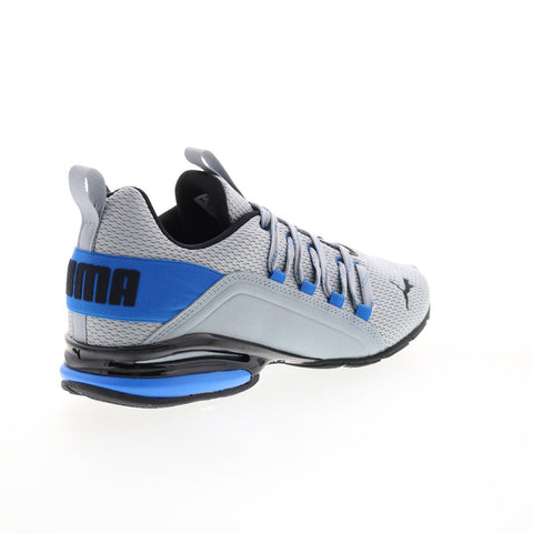 Puma Axelion Refresh 37791110 Mens Gray Canvas Athletic Running Shoes