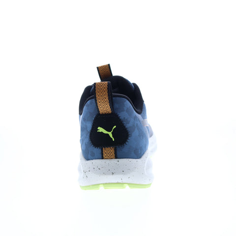 Puma Twitch Runner Trail Camo Mens Black Canvas Athletic Running Shoes